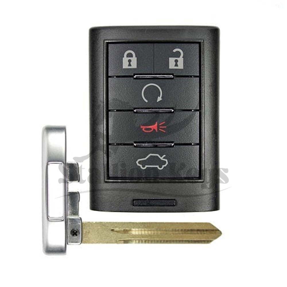 2008-2014 Cadillac CTS / STS / DTS / 5B Smart Key / PN: 25943677 / M3N5WY7777A / AFTERMARKET 2008-2014 Cadillac CTS / STS / DTS / 5B Smart Key / PN: 25943677 / M3N5WY7777A / AFTERMARKET